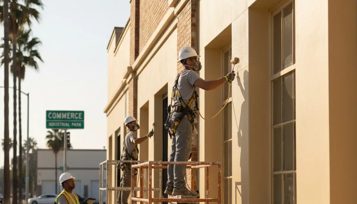 Painting company crew serving Los Angeles, CA with professional interior and exterior painting services