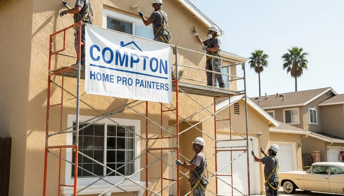 Los Angeles, CA painting company crew providing professional interior and exterior painting services