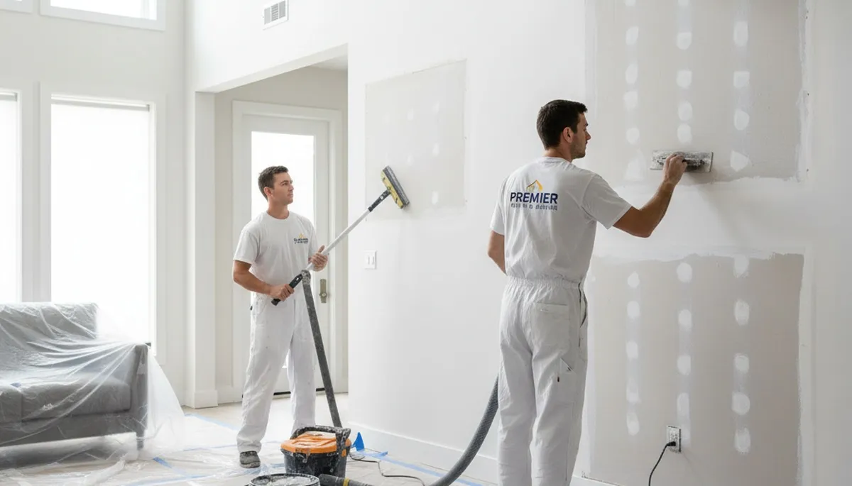Los Angeles, CA painters repairing drywall cracks and holes for local homes and businesses