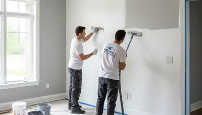 Drywall repair in Los Angeles, CA by painting pros fixing cracks and water damage