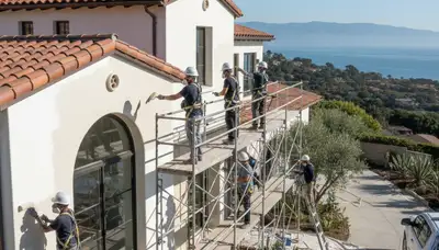 Painting company team serving Los Angeles, CA with professional residential and commercial painting services