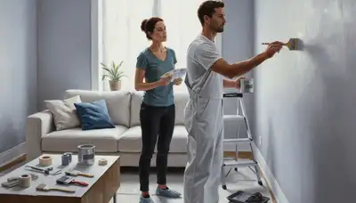 Paint touch-up service in Los Angeles, CA for stucco and exterior surfaces