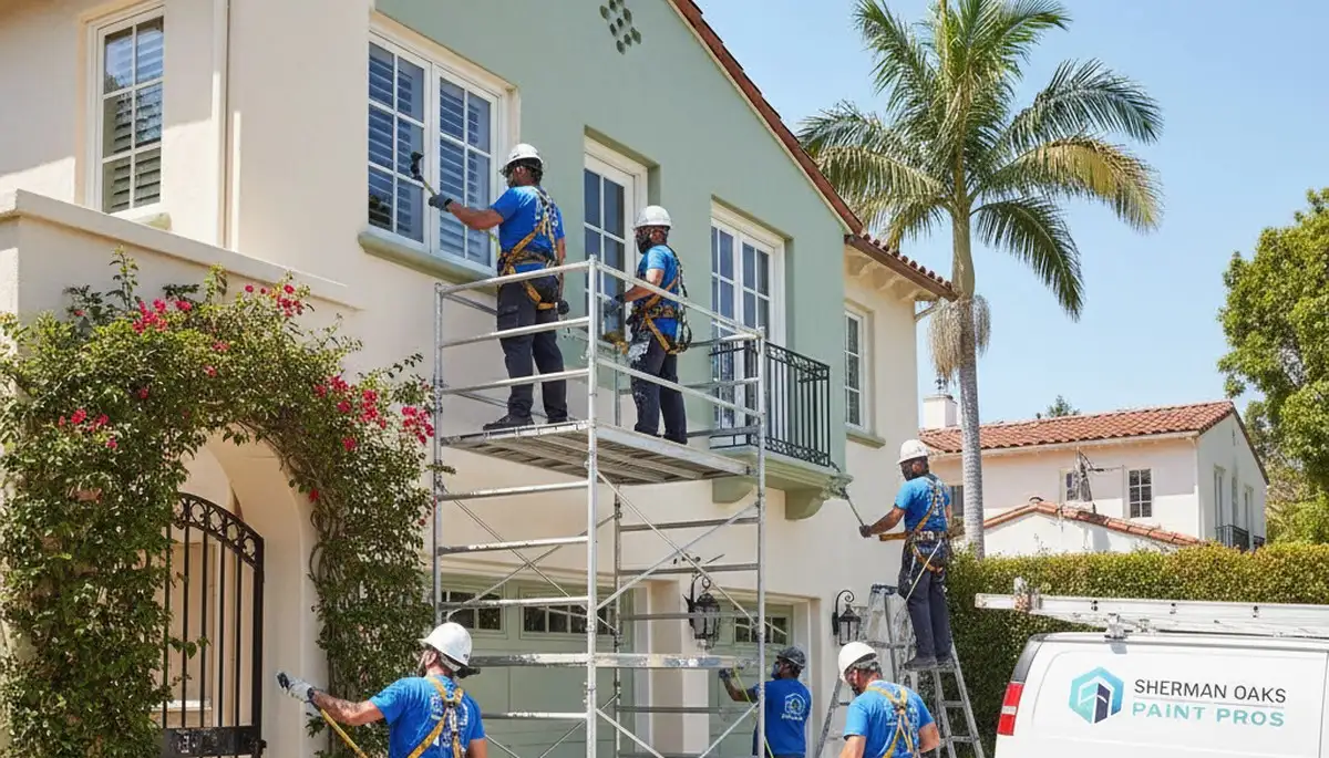 Painting company team serving Los Angeles, CA with professional interior and exterior painting services