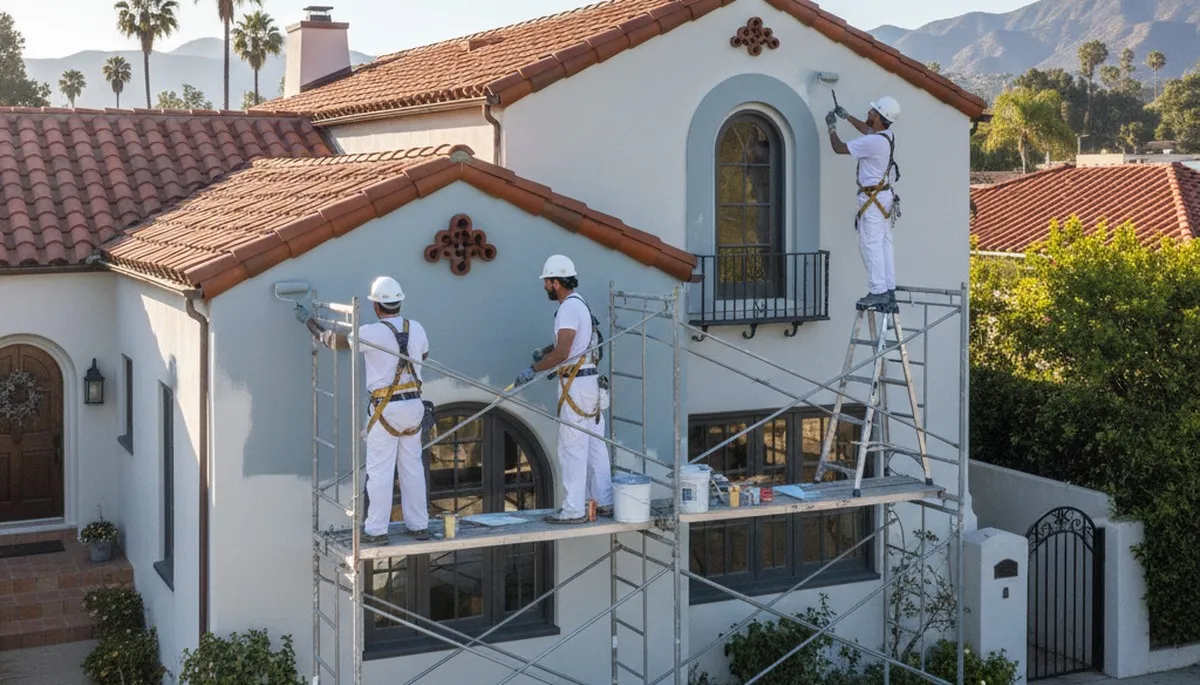 Professional painters providing interior and exterior painting services in Los Angeles, CA