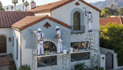 Professional painters providing interior and exterior painting services in Los Angeles, CA
