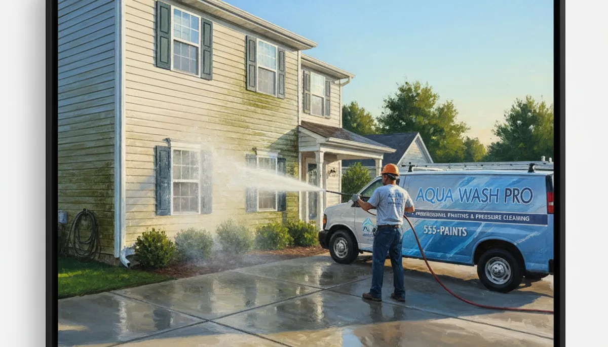 Vinyl siding pressure cleaning in Los Angeles, CA restores curb appeal on a home exterior