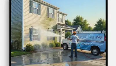 Vinyl siding pressure cleaning in Los Angeles, CA restores curb appeal on a home exterior