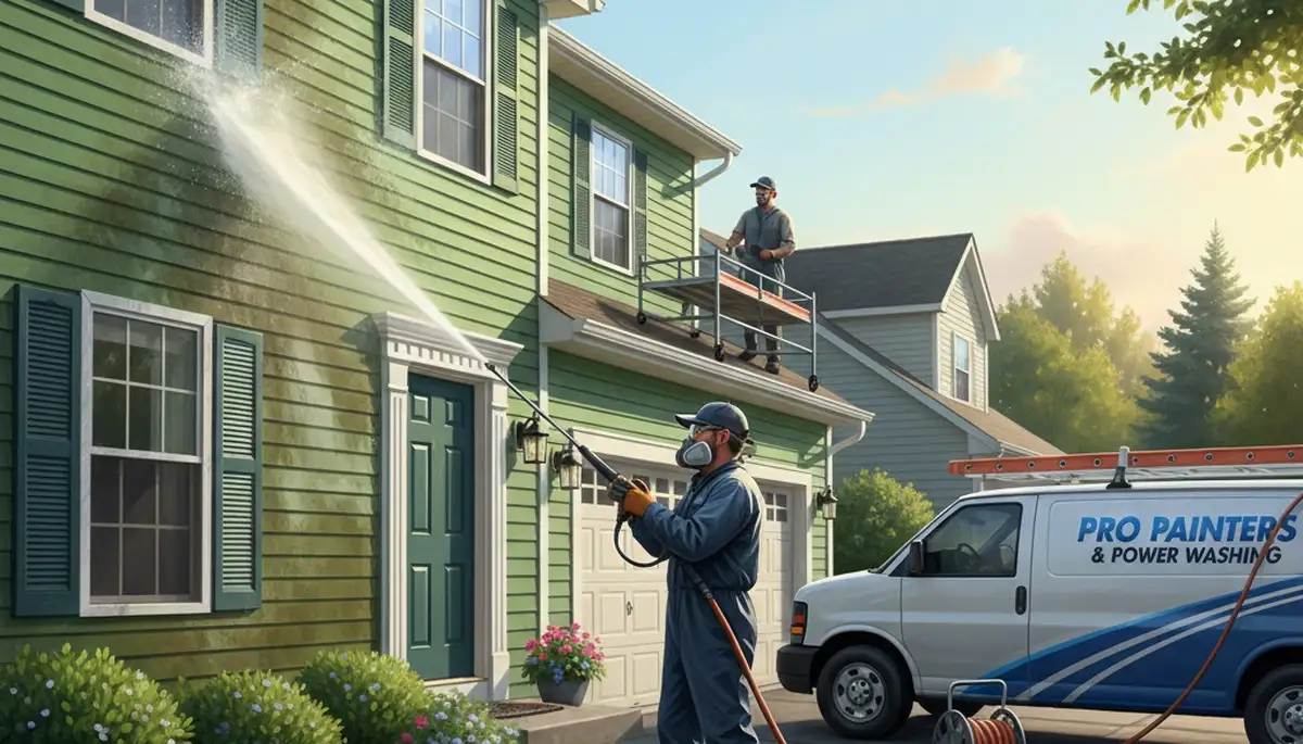 Vinyl siding pressure cleaning in Los Angeles, CA for curb appeal and exterior restoration