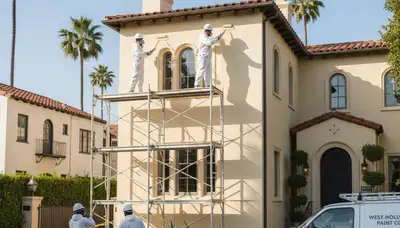Painting company team serving Los Angeles, CA with professional interior and exterior painting services