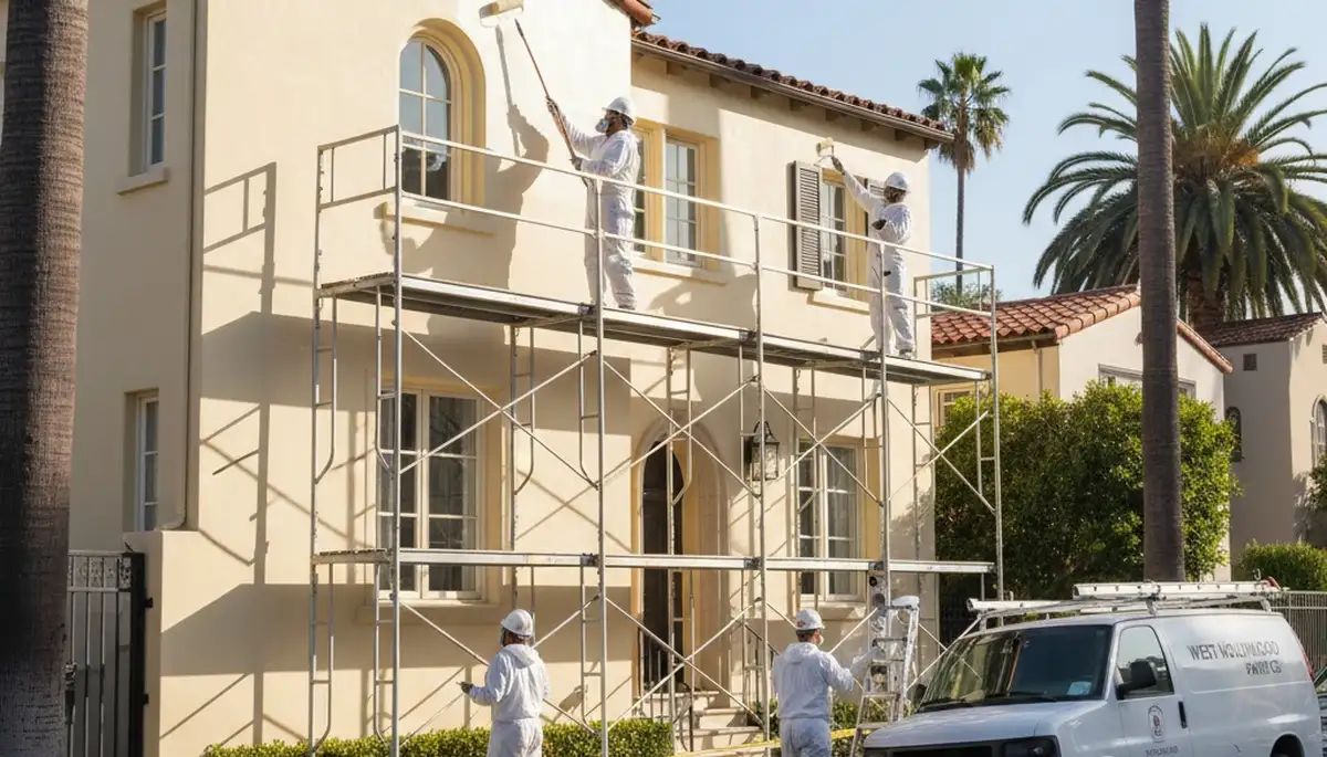 Painting crew serving Los Angeles, CA with professional interior and exterior painting services